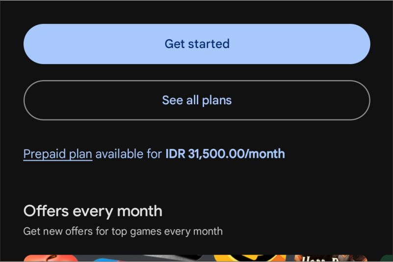 Biaya Google Play Pass