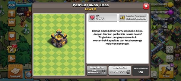 Gold Storage Clash of Clans