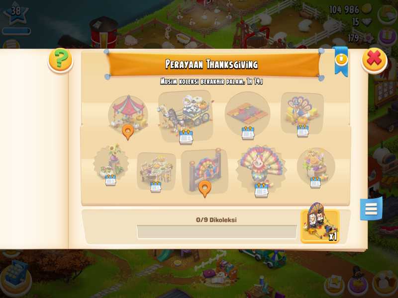 Koleksi Dekorasi Hay Day